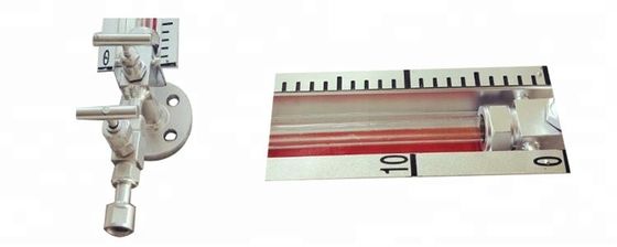 Sentido ajustável direto da observação do calibre nivelado de tubo de vidro de leitura com o indicador de nível de vidro lateral