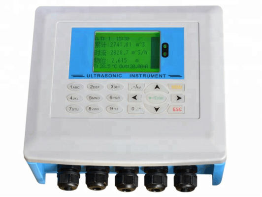 Medidor de fluxo RS485/RS232 ultrassônico conveniente e compacto para muitos campo